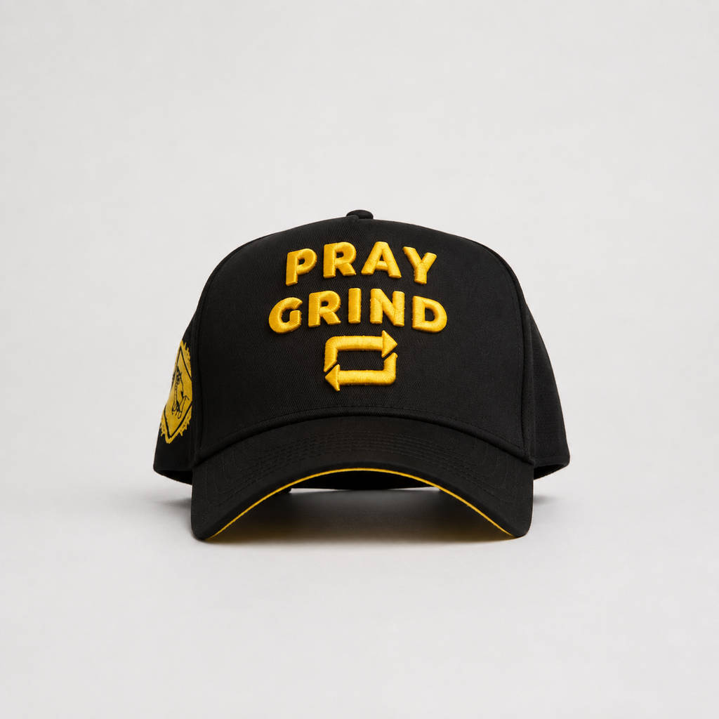 Pray Grind Repeat- Signature Series WU-YLW Snap-Back