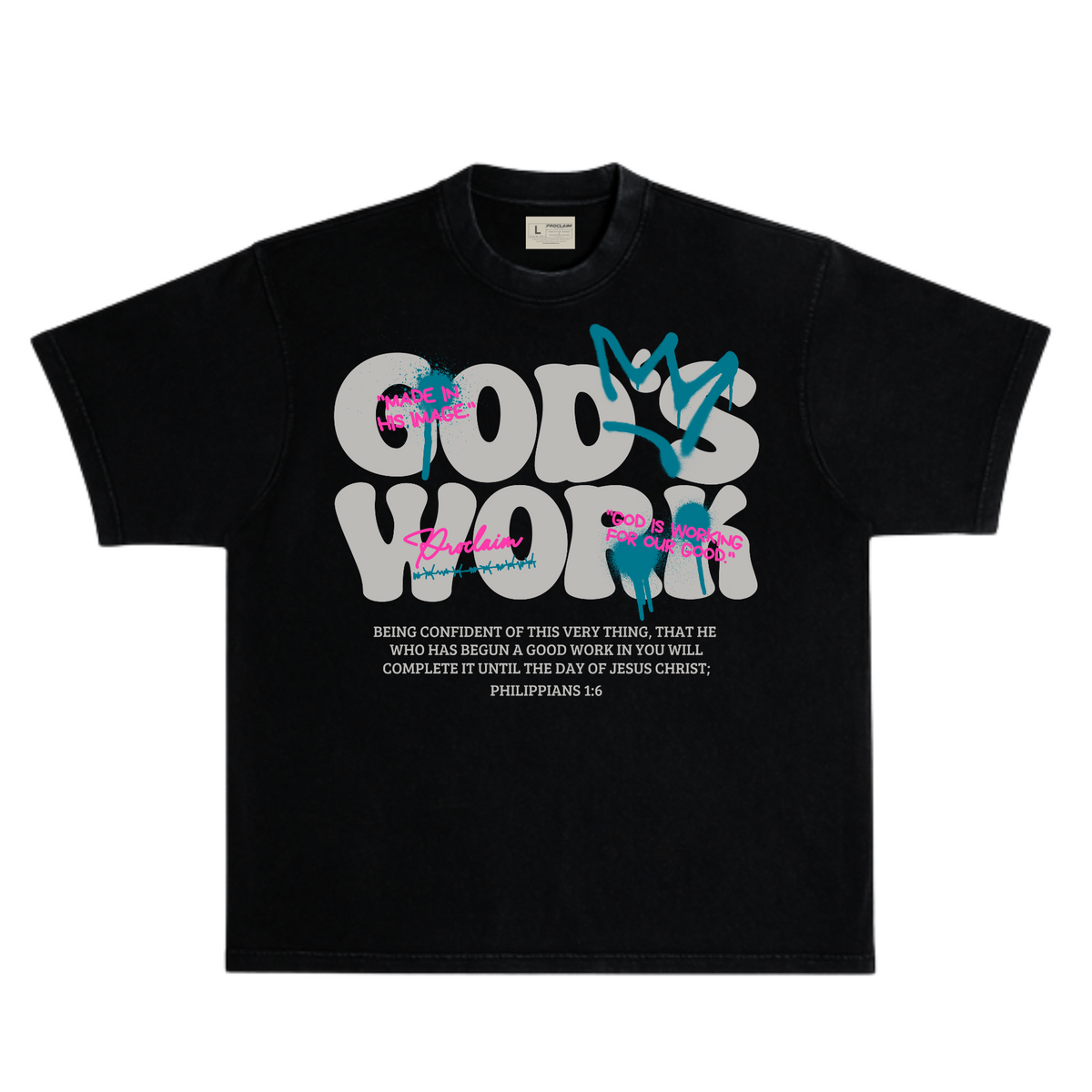 God's Work Urban T-Shirt (Various Color Options)